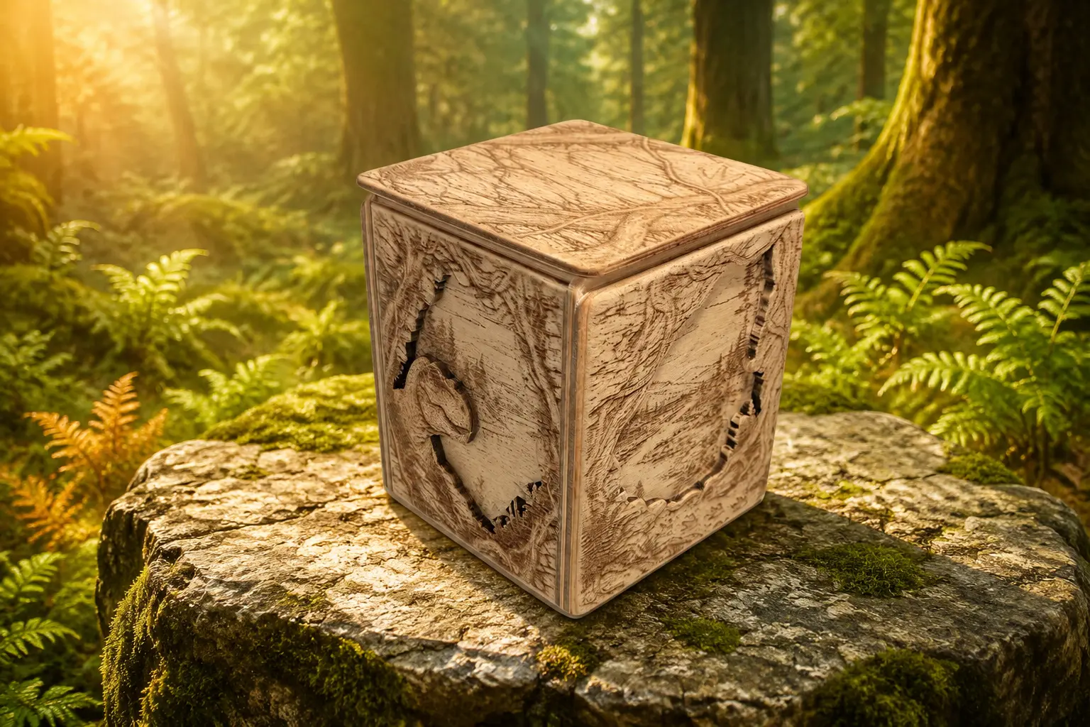 Urzeit-Wunderwürfel mit geschlossenem Deckel